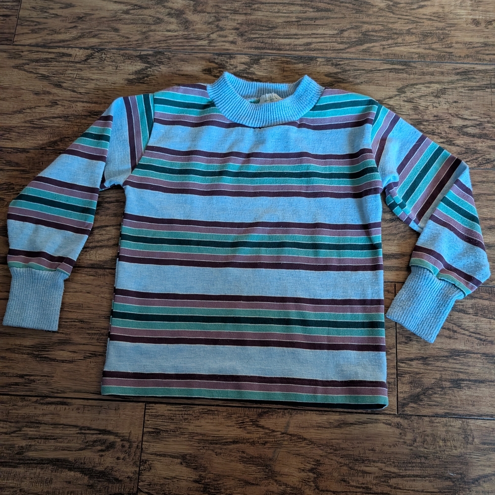 $ 💥3/$24 Vintage Healthtex Blue Stripe Long Sleeve Shirt